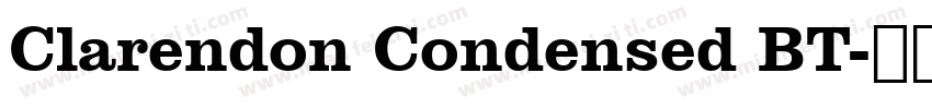 Clarendon Condensed BT字体转换